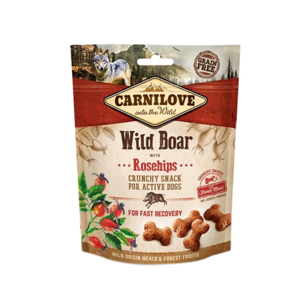 Carnilove Crunchy Snack Wild Boar / Rosehip