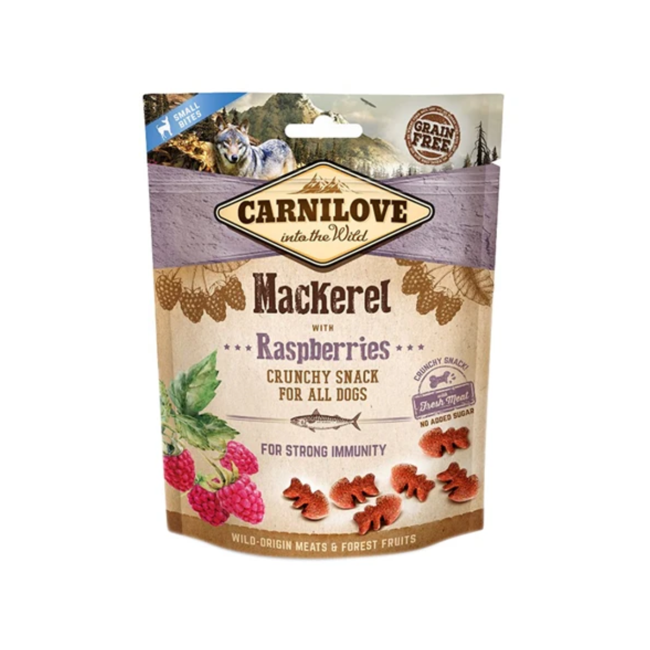 Carnilove Crunchy Snack Mackerel / Raspberry