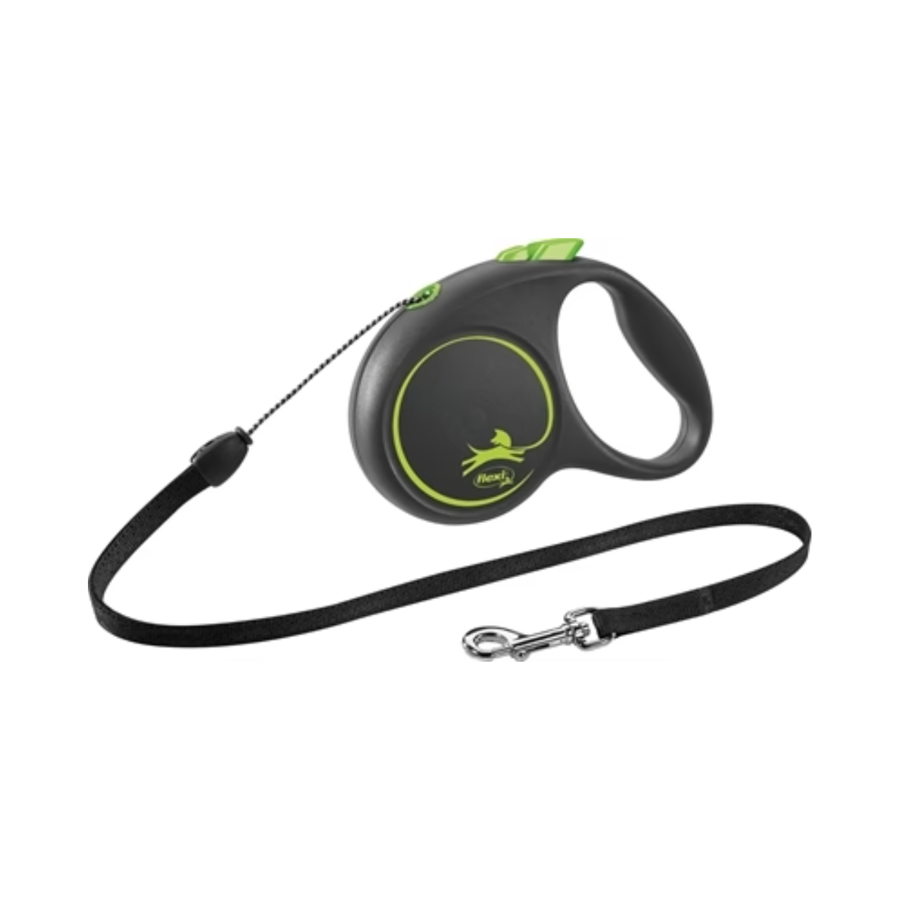 Flexi Roll Line Black Design Cord Green