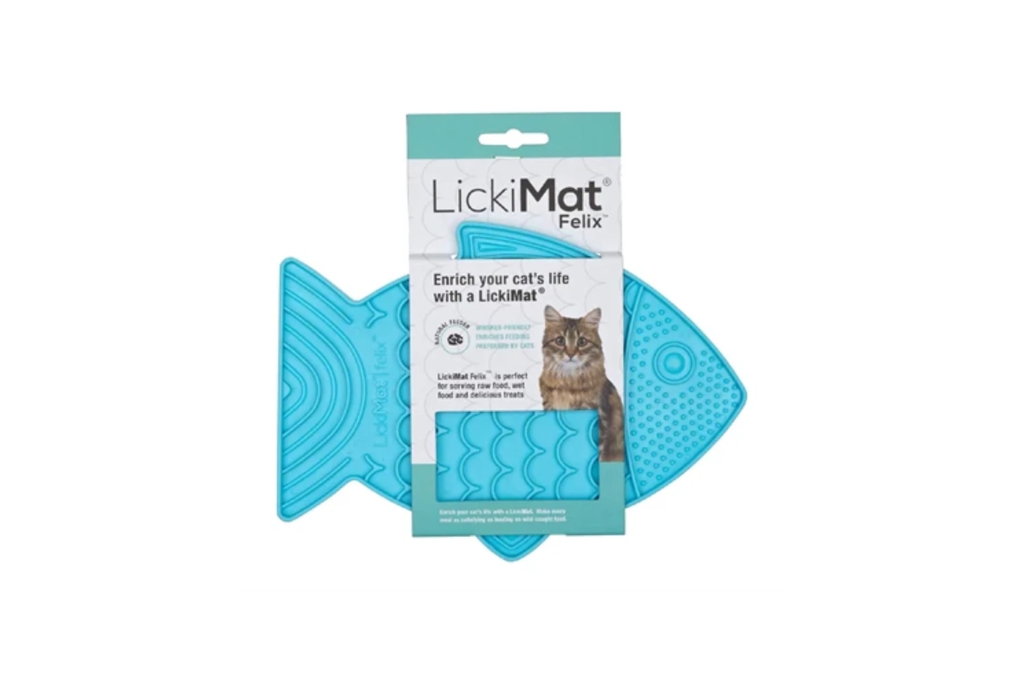 Lickimat Cat Felix Turquoise