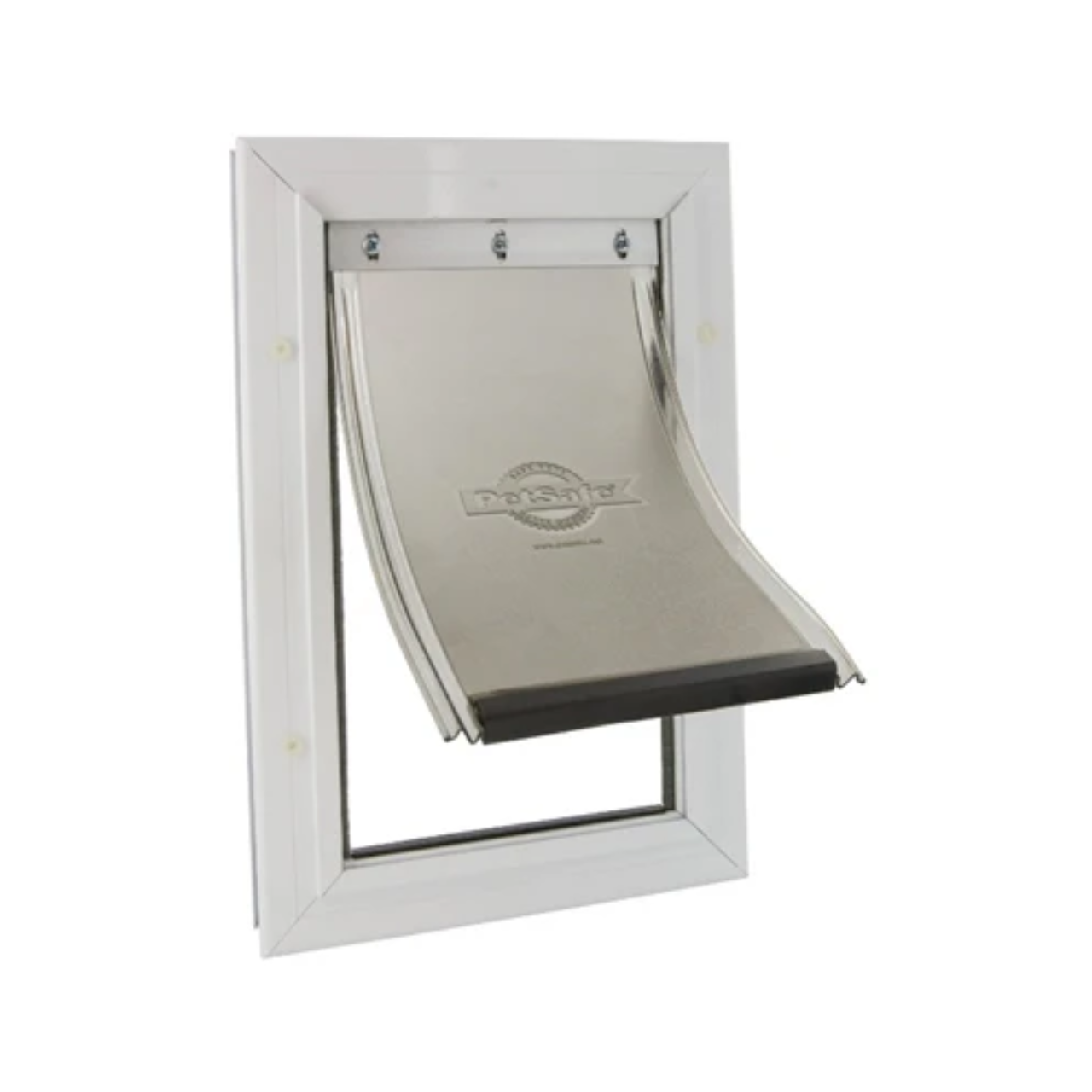 Petsafe Dog Flap Up to 18 Kg Aluminum White