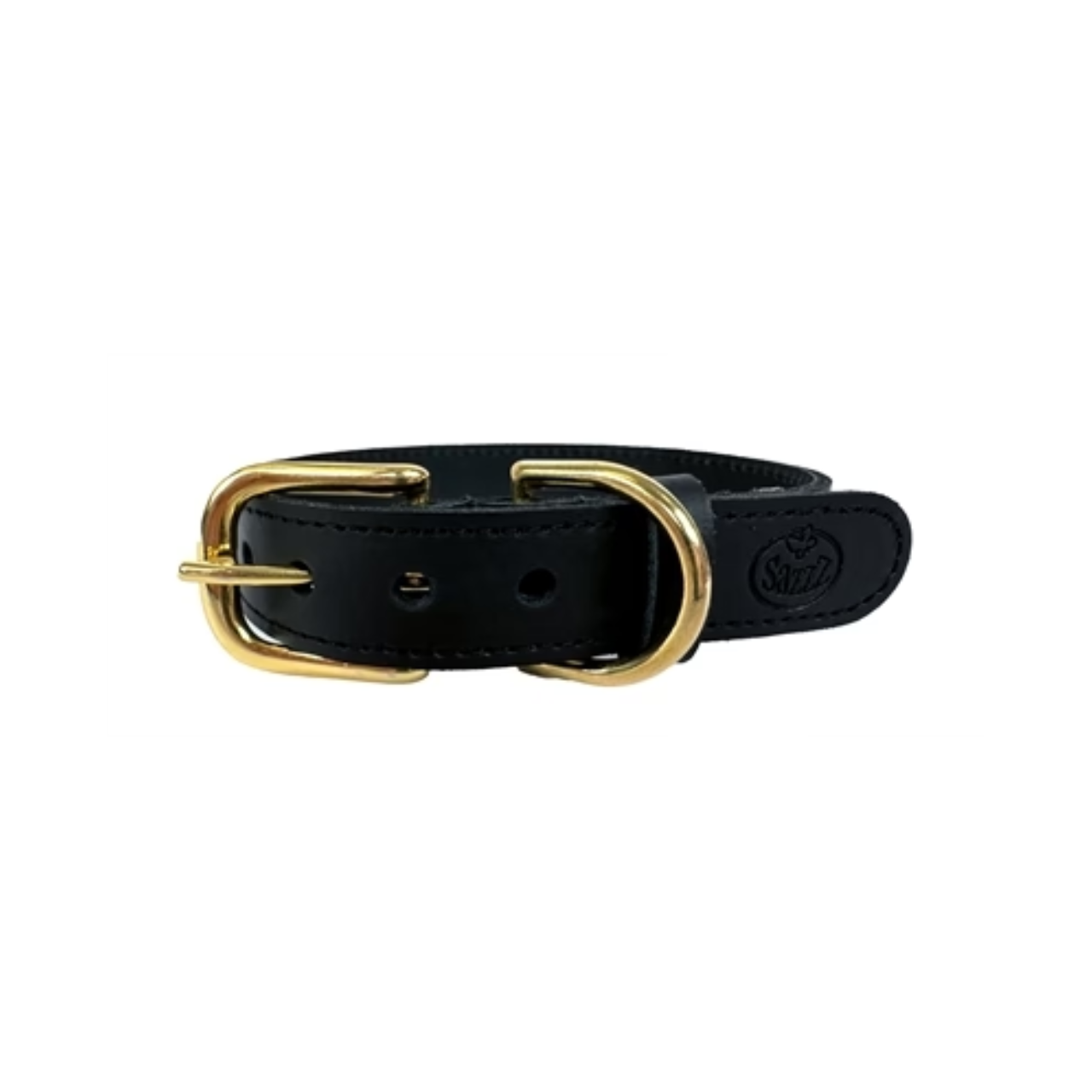 Sazzz Dog Collar Braveheart Classic Leather Black