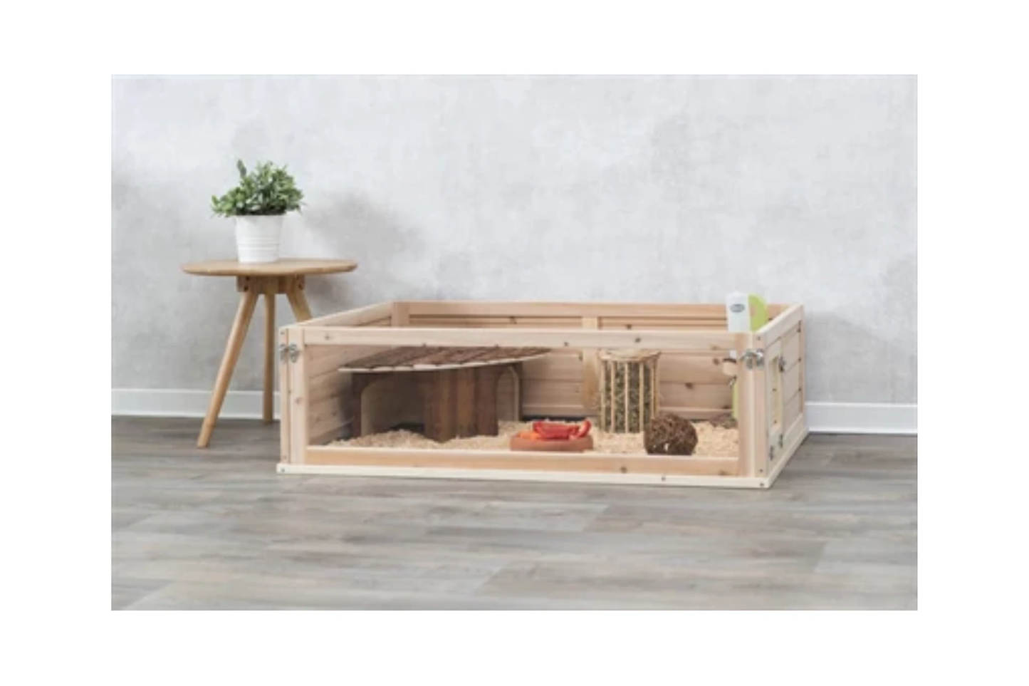 Trixie Indoor Ren Cavia Hout / Plexiglas