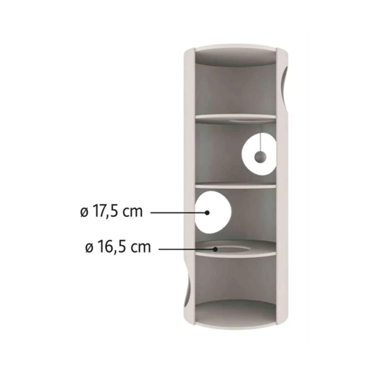 Trixie Scratching barrel Edoardo Taupe / Cream