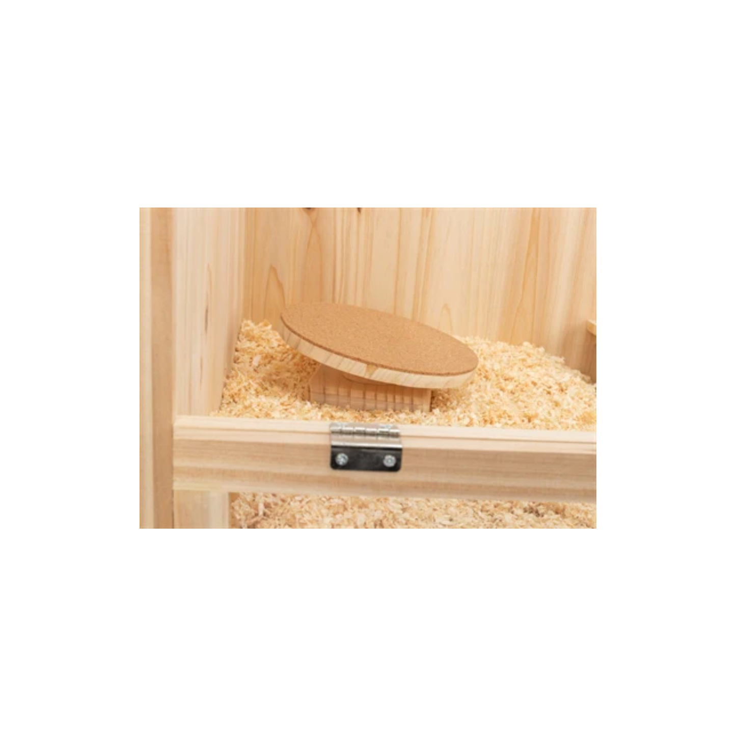 Trixie Running Disc Degus / Large Hamsters Wood / Cork