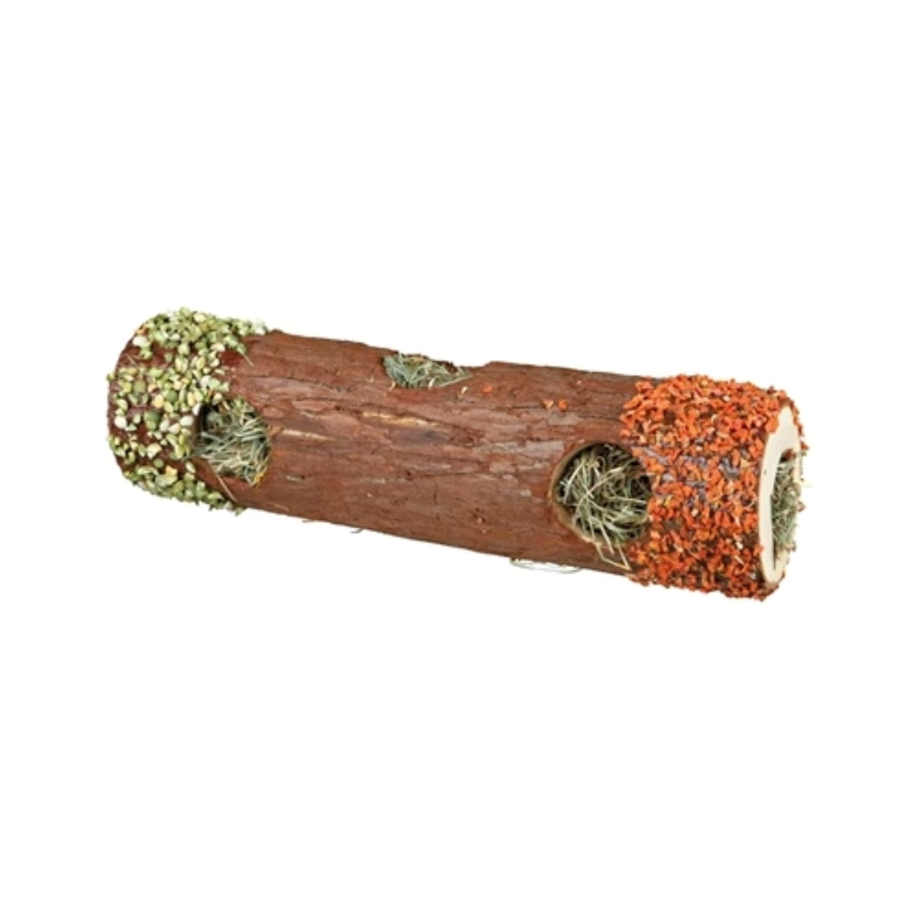 Trixie Tunnel Tube with Hay and Hibiscus Blossom / Carrot / Pea