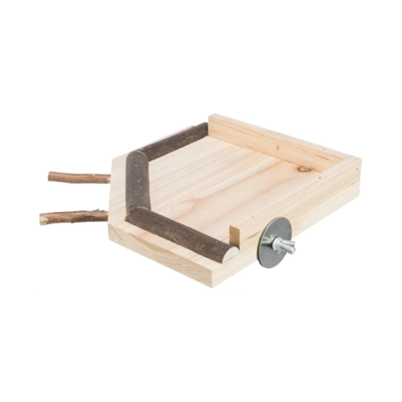 Trixie Landingsplaats Met Zitstokken Hout Naturel