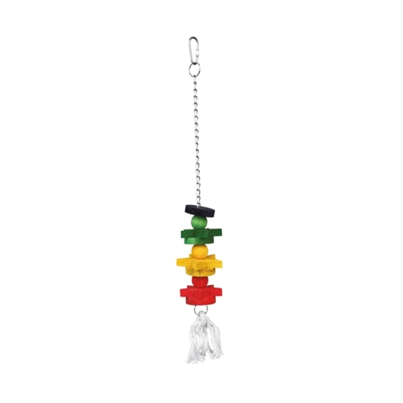Trixie Bird Toy on Chain with Rope / Wood Multicolor