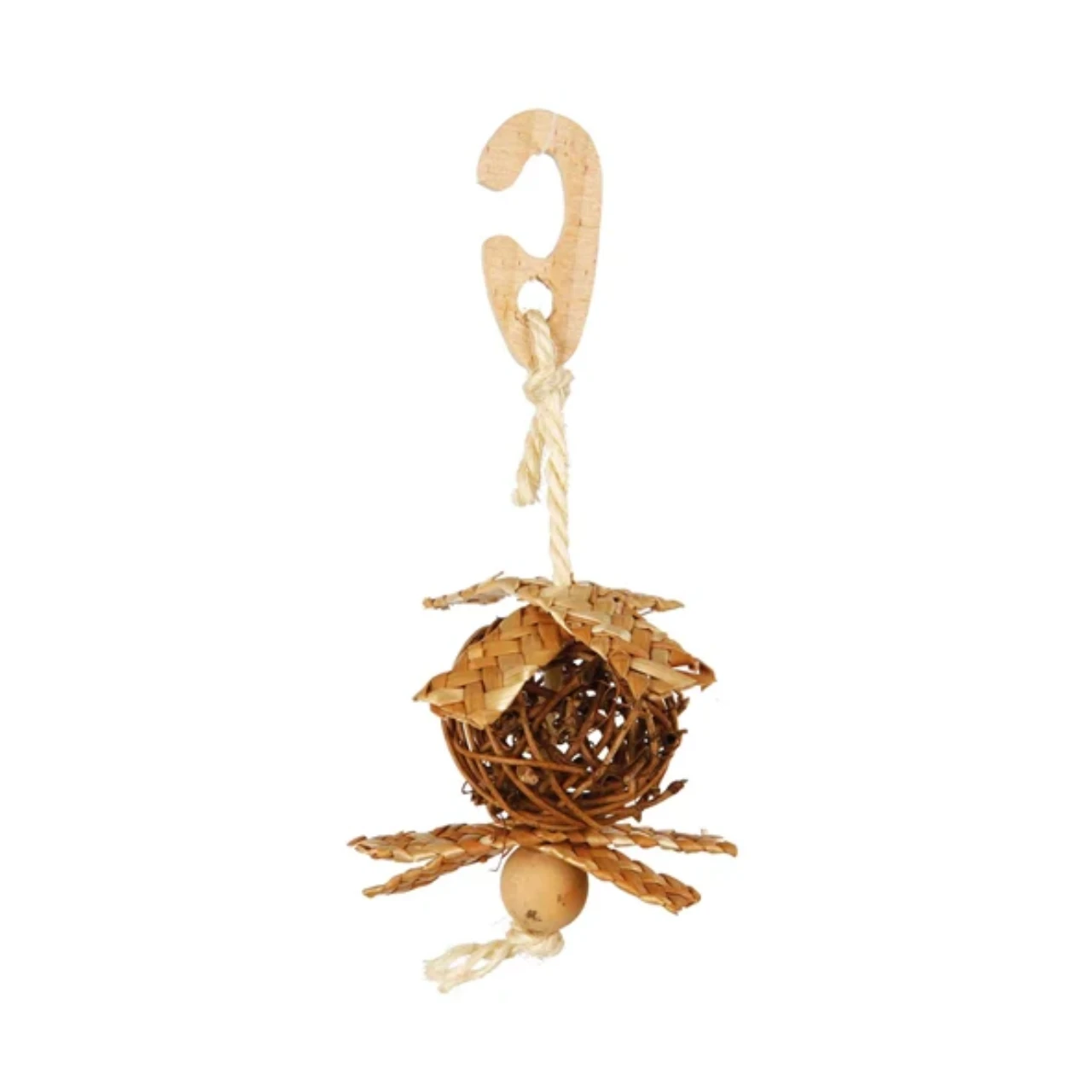 Trixie Willow Ball on Sisal Rope