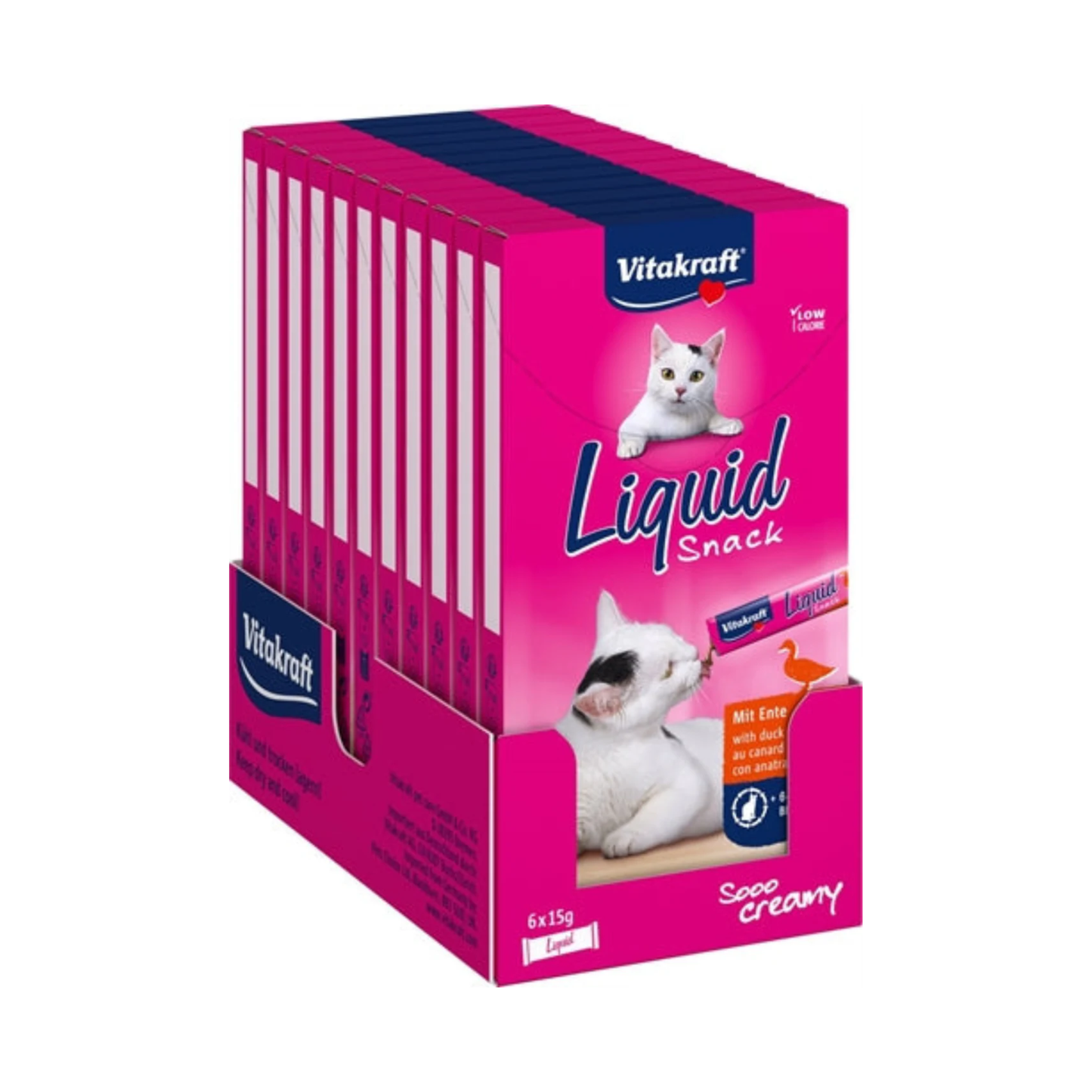 Vitakraft Cat Liquid Snack Duck & B-Glucan