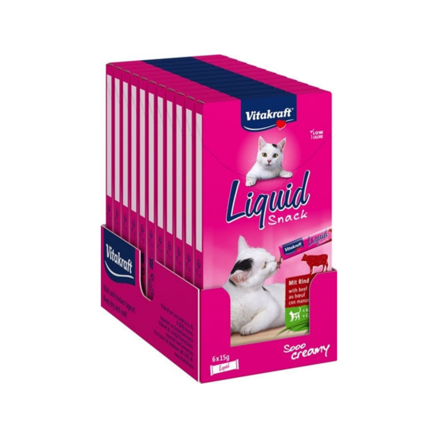 Vitakraft Cat Liquid Snack Beef & Inulin