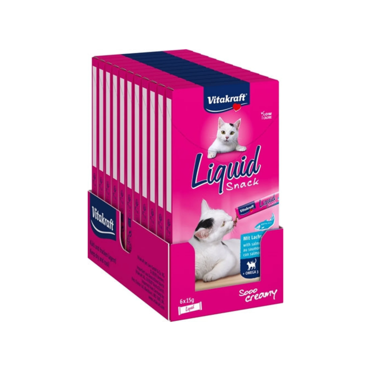 Vitakraft Cat Liquid Snack Salmon & Omega