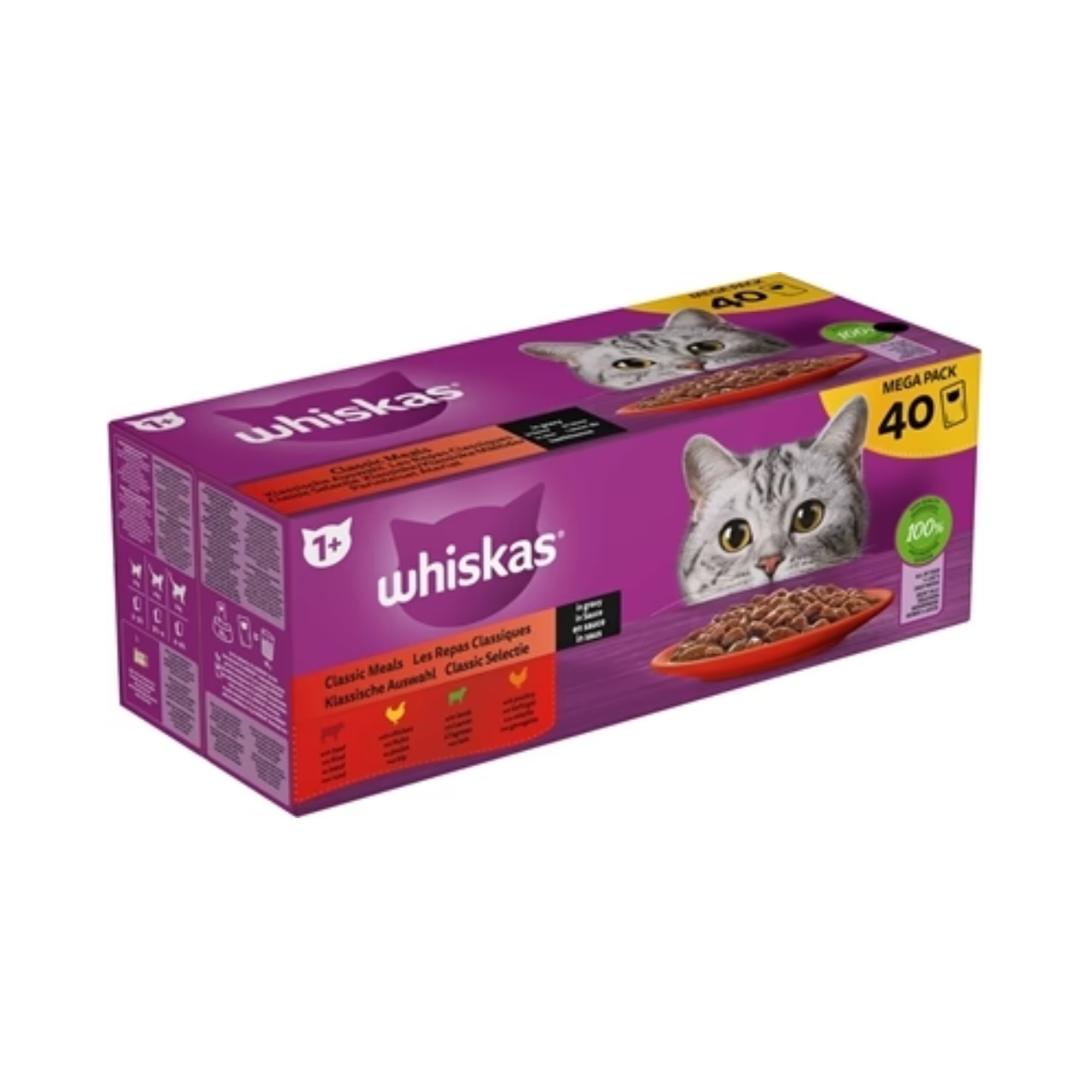 Whiskas Multipack Pouch Adult Classic Selection Meat in Gravy
