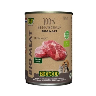 Bf Petfood Organic Hond 100% Rund Blik