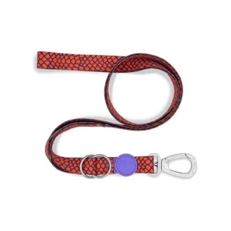 Morso Hondenriem Verstelbaar Gerecycled Urban Lizard Rood