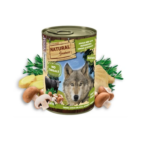 Natural Greatness Angus Beef / Mushrooms / Ginger / Rosemary