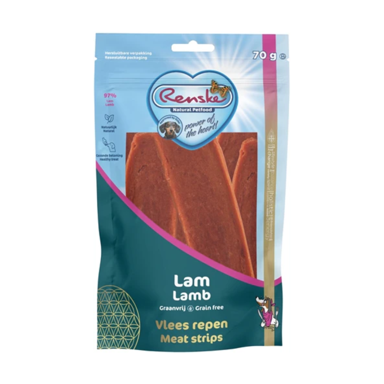 Renske Healthy Reward Meat Strip Lamb