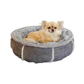 Rosewood Hondenmand Pluche Donut Grijs