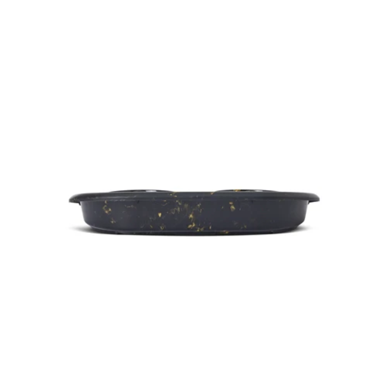 Savic Butler Food and Drinking Bowl with Tray Marble Black/Gold