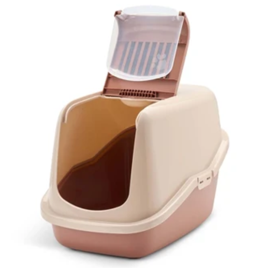 Savic Kattenbak Nestor Champagne Roze / Terracotta