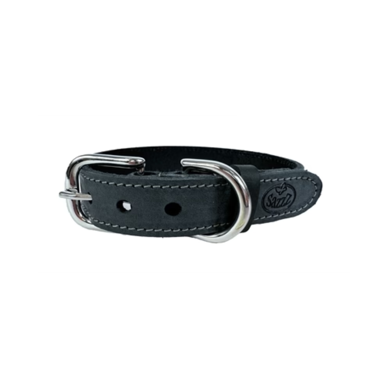 Sazzz Halsband Hond Nomad Vintage Leer Antraciet
