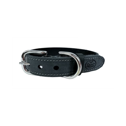 Sazzz Halsband Hond Nomad Vintage Leer Antraciet