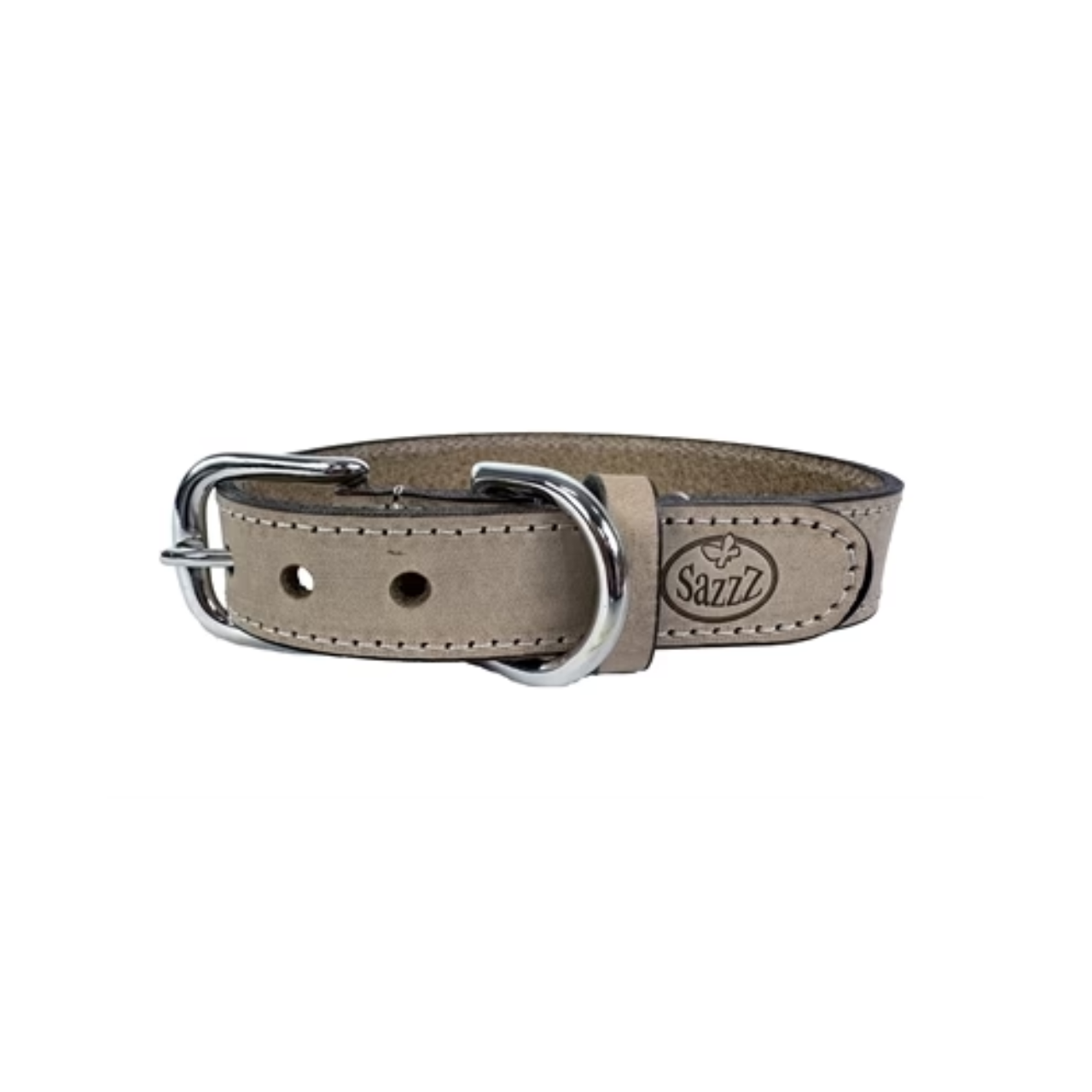 Sazzz Dog Collar Nomad Vintage Leather Beige