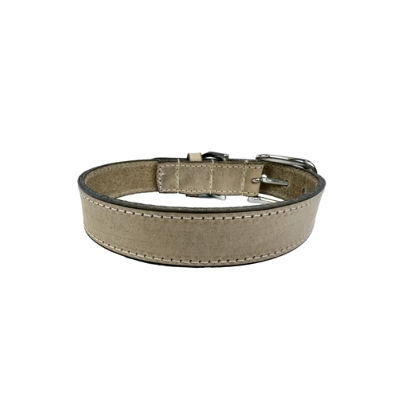 Sazzz Dog Collar Nomad Vintage Leather Beige