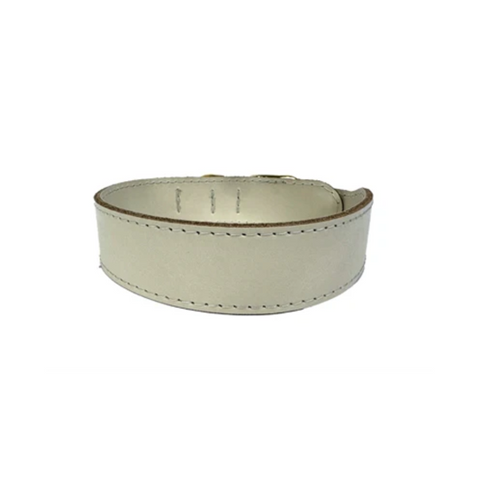 Sazzz Collar Dog Pioneer Classic Leather Cream