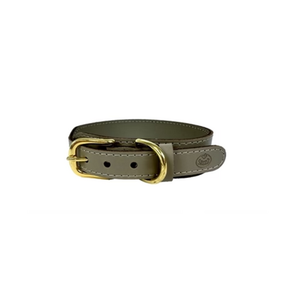 Sazzz Halsband Hond Pioneer Classic Leer Taupe