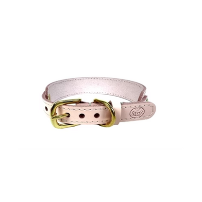 Sazzz Collar Dog Sweetie Classic Leather Pink