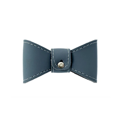 Sazzz Vlinderstrik Glamper Classic Leer Lichtblauw