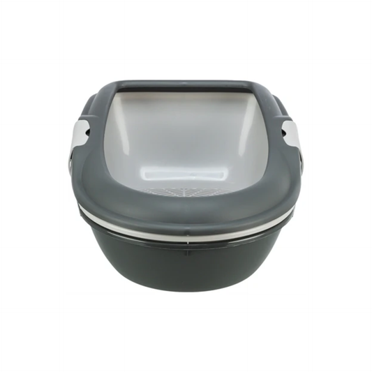 Trixie Berto Cat Litter Box Open with Separation System Gray/Pastel Blue/Granite