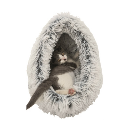 Trixie Cat Basket Iglo Harvey Gray / White-Black 