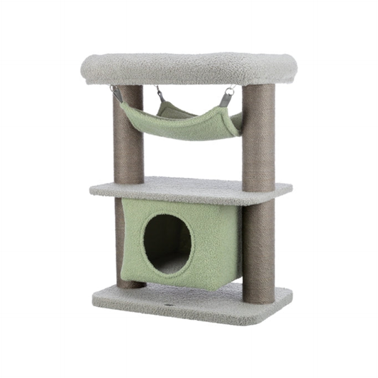 Trixie Kitten Scratching Post Lunito Gray / Mint Green