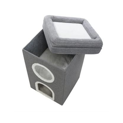 Trixie Cat Tower Saul Gray 