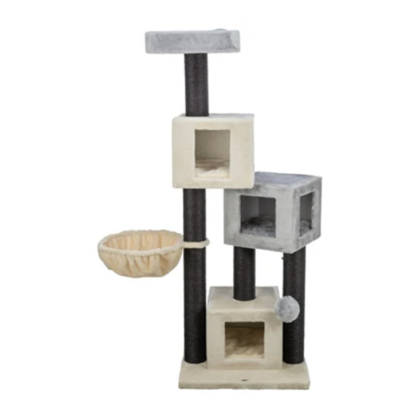 Trixie Scratching Post Enzo Cream / Gray / Black