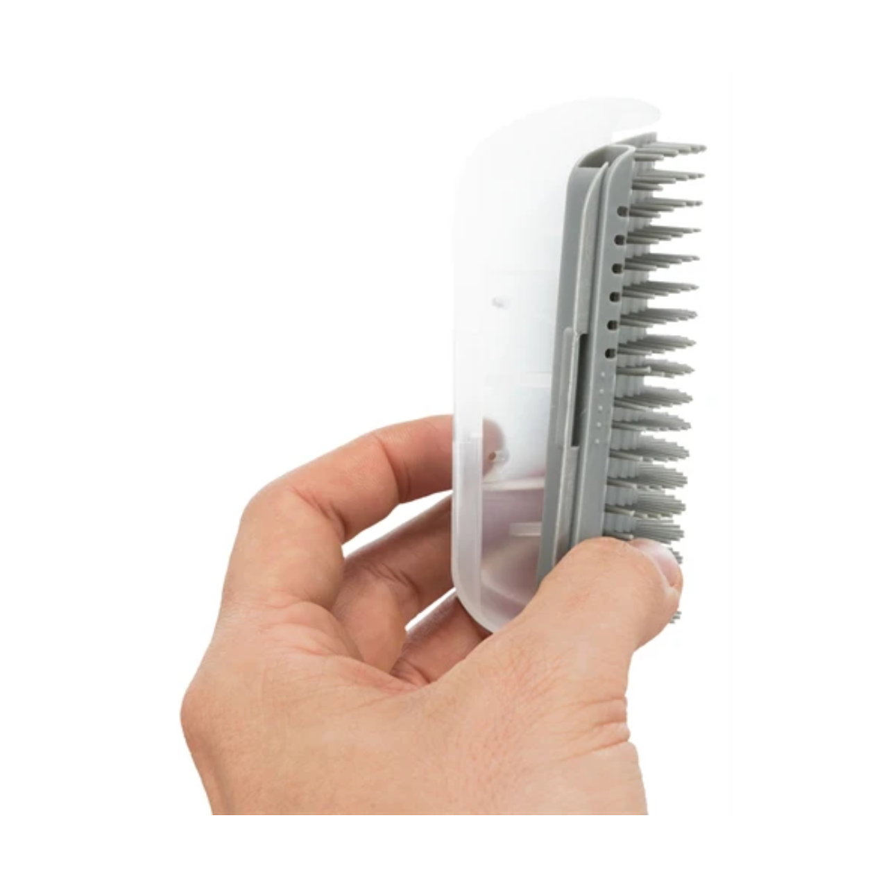 Trixie Massage Brush Wall Corner Gray