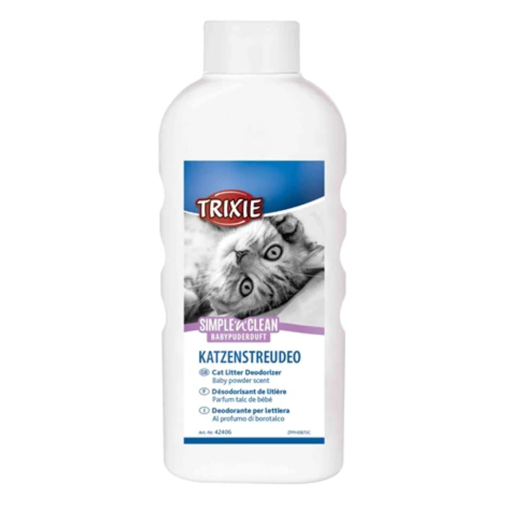 Trixie Simple'n'nclean Deodorizer Cat Litter Baby Powder Scent 