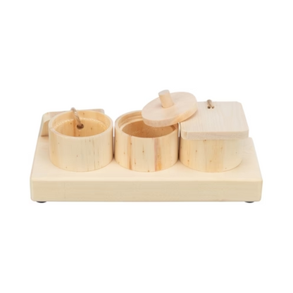 Trixie Snack Cups for Rats and Rabbits Wood