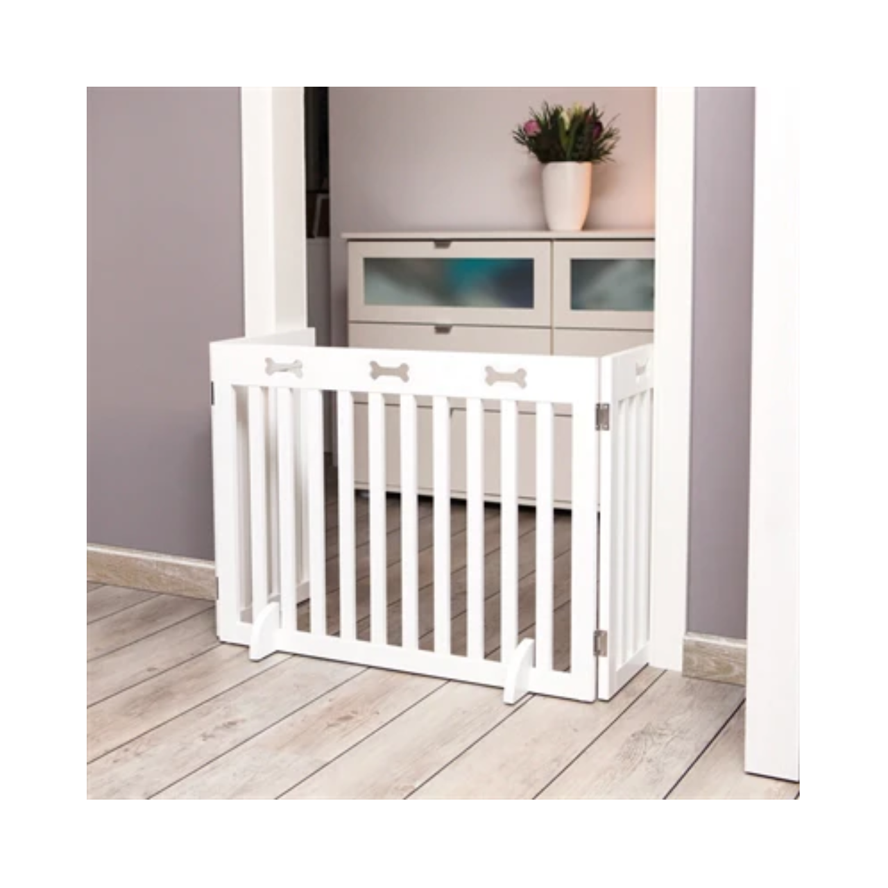 Trixie Gate White 3 Panels
