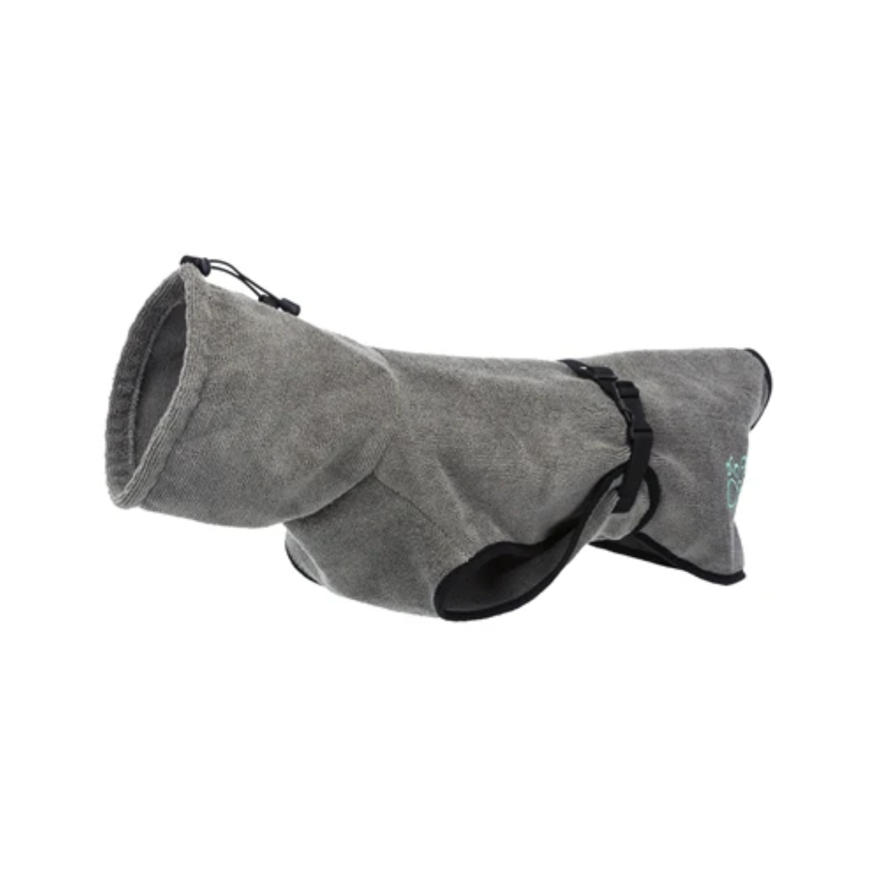 Trixie Bathrobe Dog Terrycloth Gray