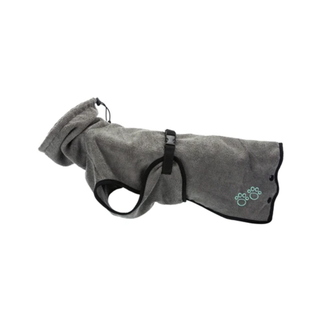 Trixie Bathrobe Dog Terrycloth Gray