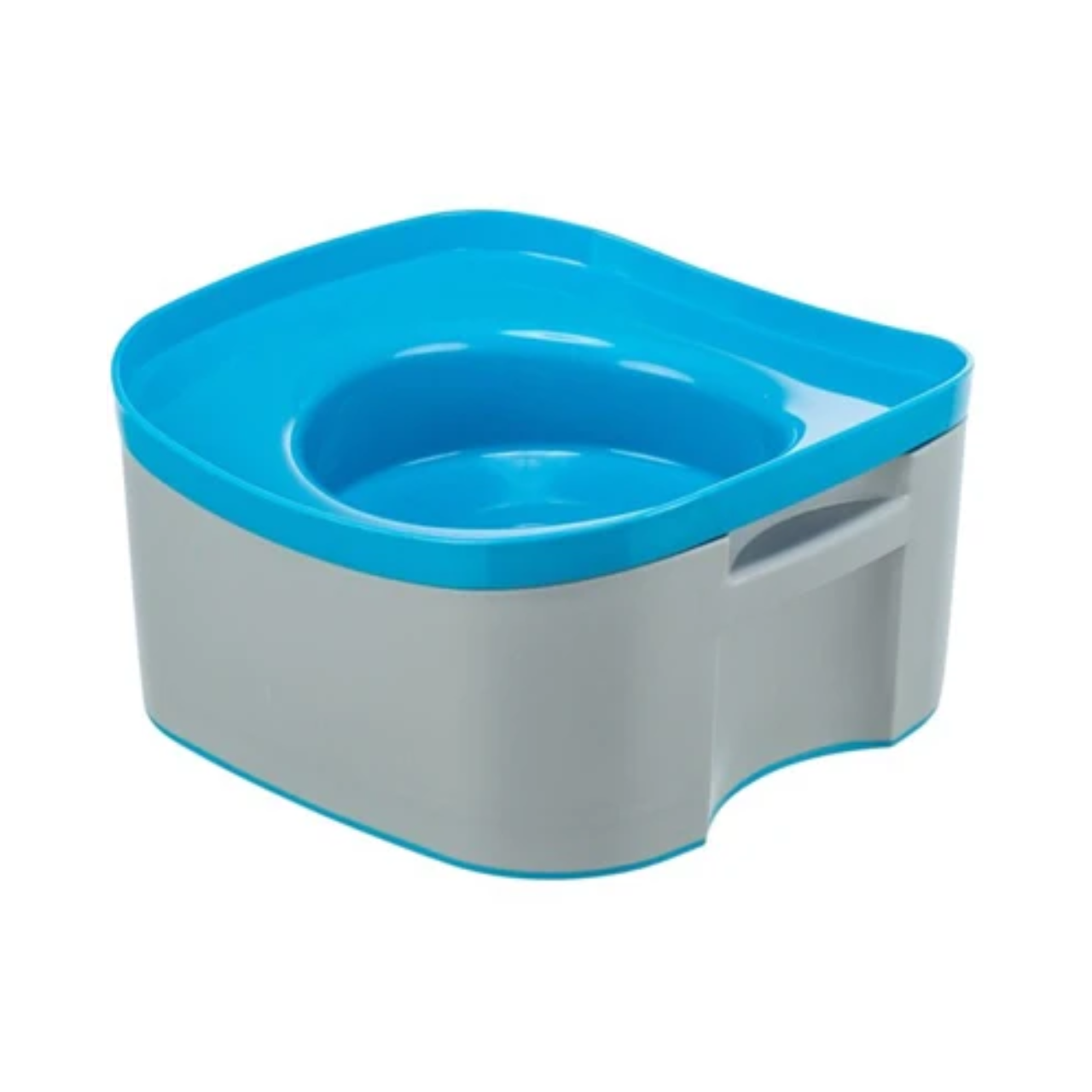 Trixie Drinking Bowl Travel Bowl Strong Dark Gray / Petrol