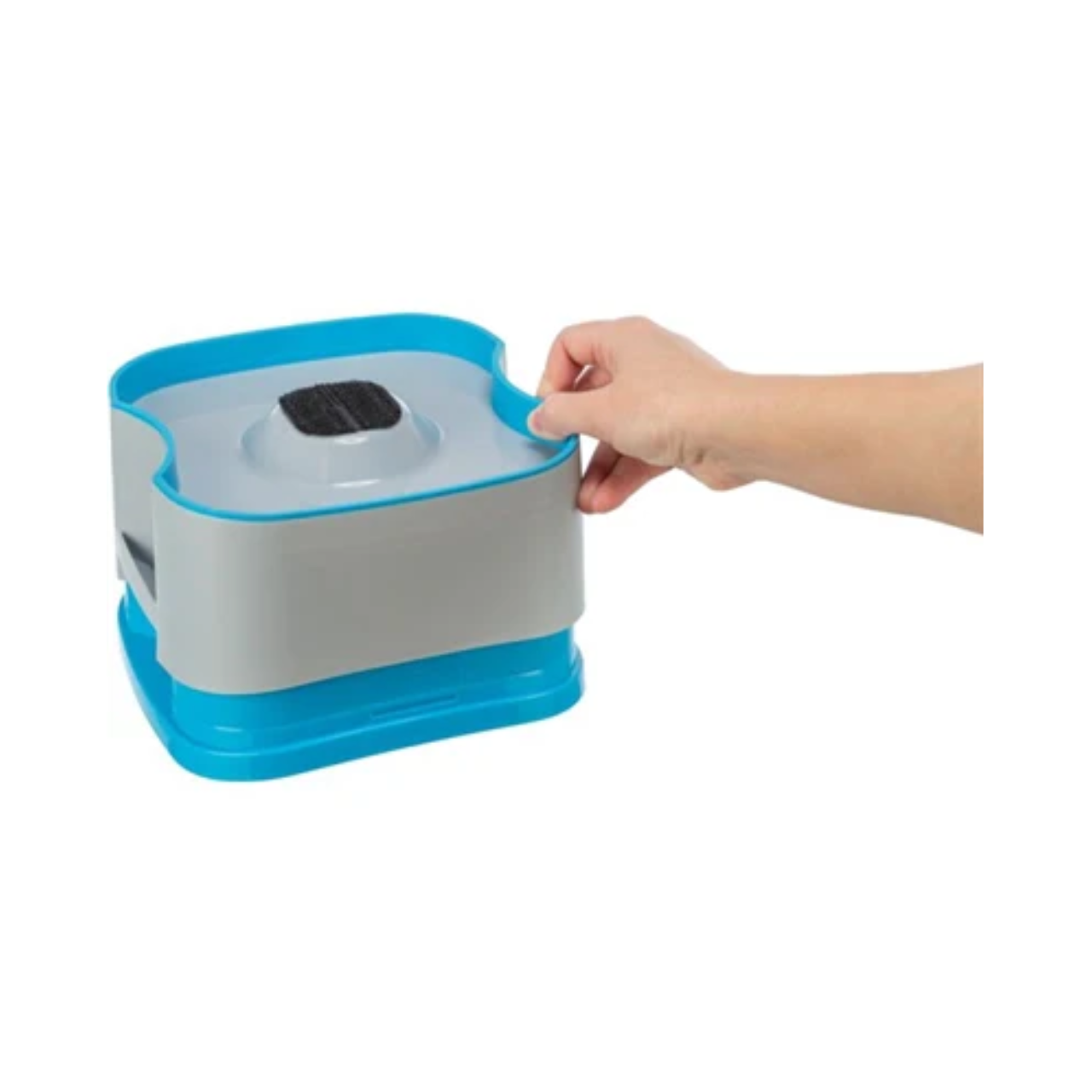 Trixie Drinking Bowl Travel Bowl Strong Dark Gray / Petrol