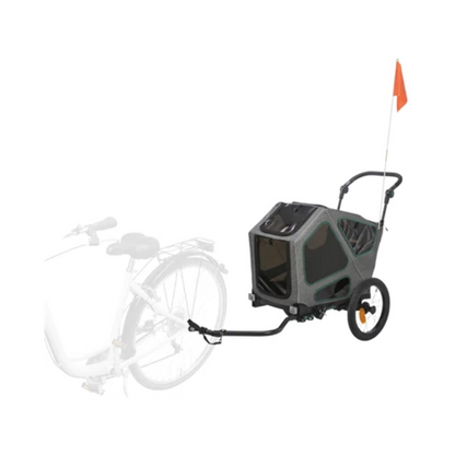 Trixie Bicycle Trailer Gray / Sage