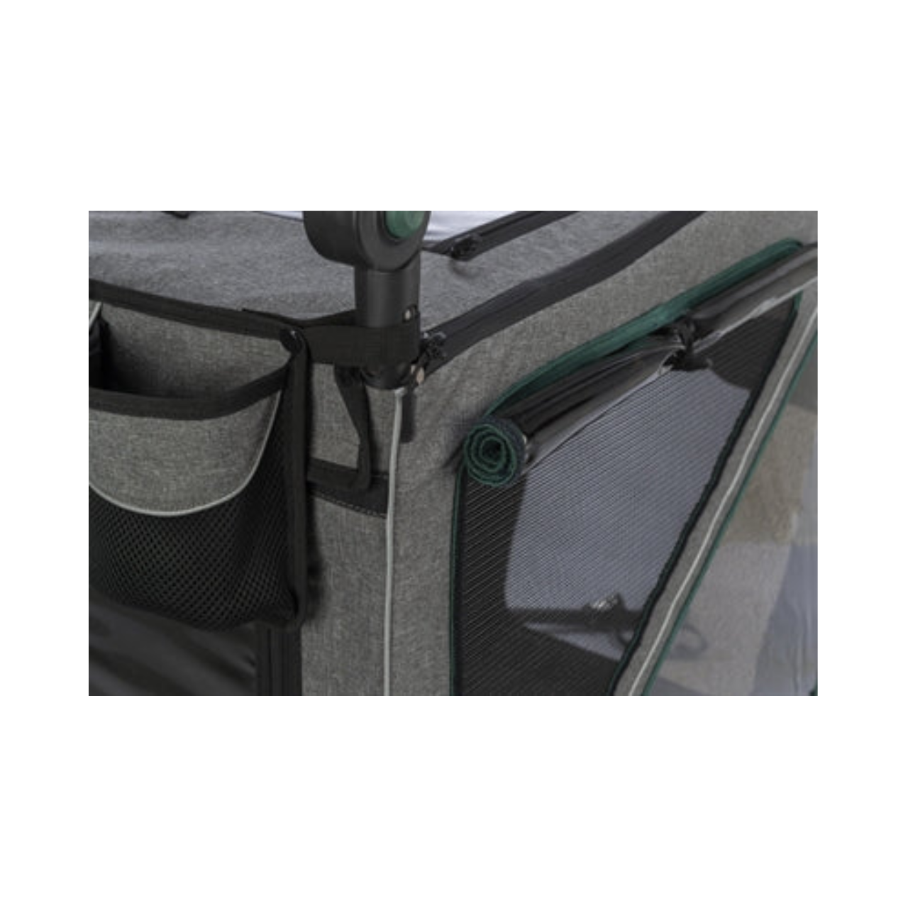 Trixie Bicycle Trailer Gray / Sage