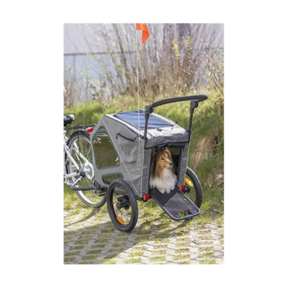 Trixie Bicycle Trailer Gray / Sage