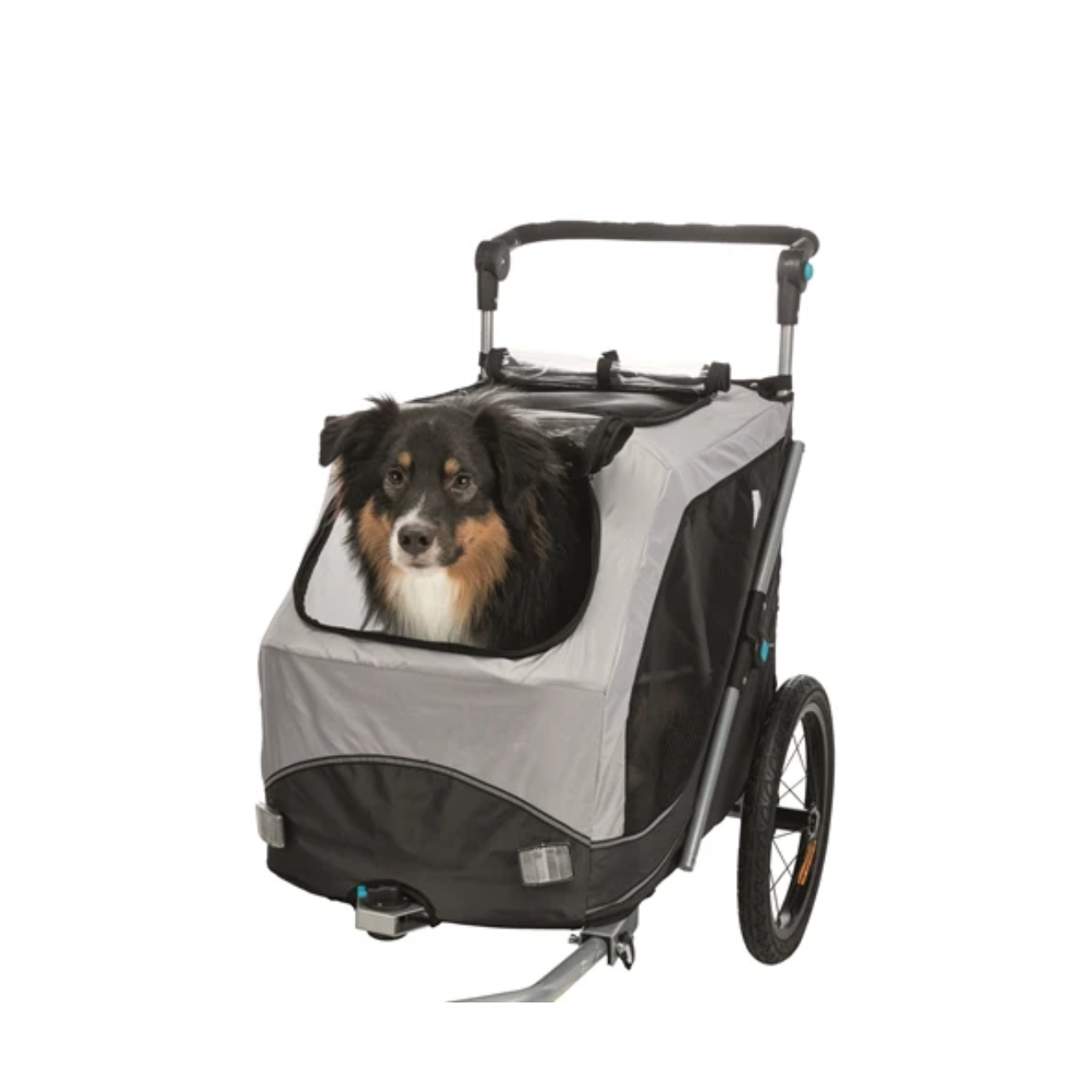 Trixie Dog Bike Trailer Foldable Gray