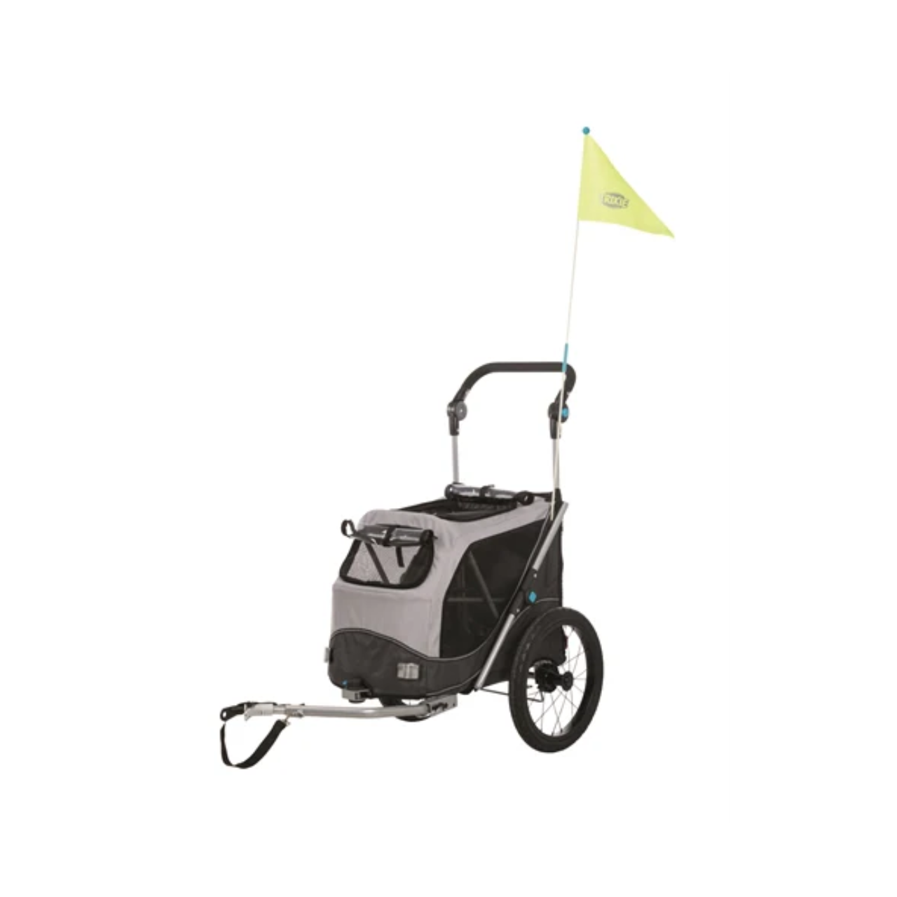 Trixie Dog Bike Trailer Foldable Gray